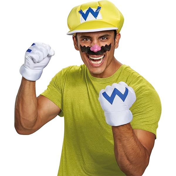 Amazon.com: Disguise Wario Costume, Official Super Mario Wario